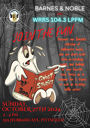 Halloween Event at Barnes & Noble on Hubbard Avenue on Sunday, October 27 from 2pm to 4pm